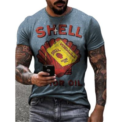 China New Wholesale Cheap QUICK DRY Hip Hop 3D Street Style Digital Printing T Shirts For Men XXXXXXL Custom Quick Dry Graphic Tees Mens for sale