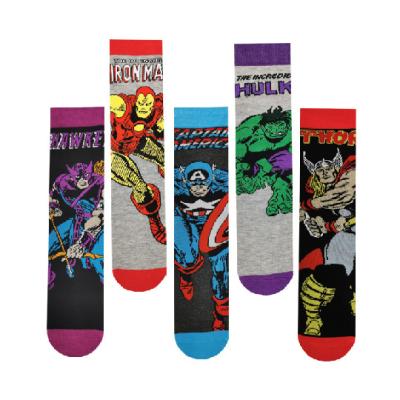 China Fashion Cotton Breathable Famous Socks High Quality Cartoon Character Crew Socks Men Women Animal Socks for sale