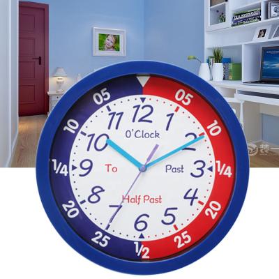 China Kids room antique wallclock clook style educational teaching learning wall clock for sale