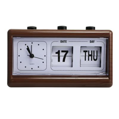 China Antique style datementia calendar clock with day and date for sale