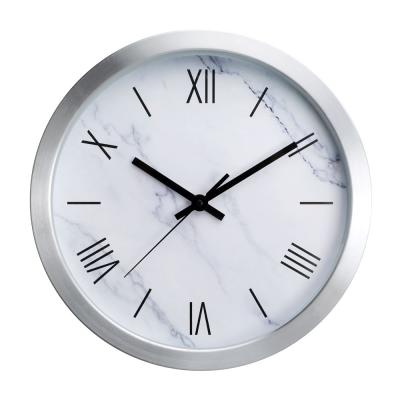 China Modern Design Antique European Style Marble Dial And Roman Number Cheap Plastic Wall Clocks For Home Decoration for sale