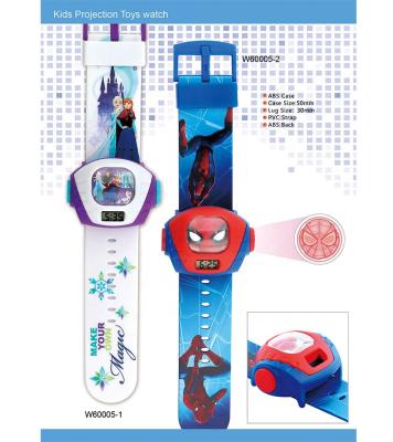 China Waterproof Promotional Christmas Gift Festival Toys LCD Digital Watch With Projection Function for sale