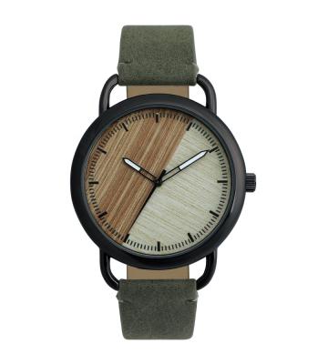 China Non-specific equips wooden pattern design quartz cool fashion watch for sale