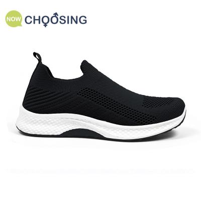 China Fashion Trend Wholesale Fly Mesh High Quality Sneakers Women Woven Custom Shoes Women's Casual Shoes for sale