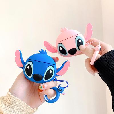 China For Earphone Stitch Cases For AirPods 2 Soft Cartoon Wireless Earphone Case For Air Pods Charging Box Cover For Airpods Pro Case Silicone for sale