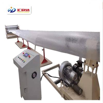 China pe extruded fruit packing extruder pp pe tube pearl cotton foaming production line for sale