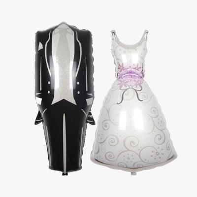 China Popular AIMI Party Balloons Wedding Mini Cartoon Costume And 3D Wedding Dress Foil Balloons Party Decorations Supplier Foil Balloons for sale