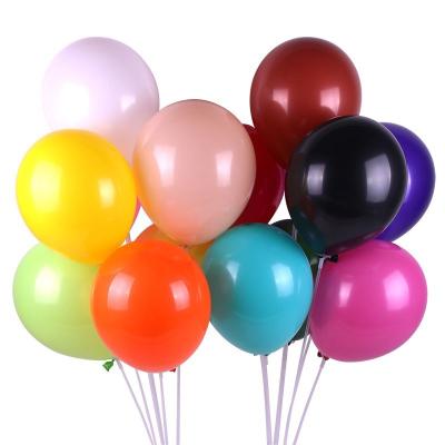 China AIMI Popular Party Birthday Logo Printed Balloons Party Decors Custom Made 12inch Matte Chrome Latex Balloon Thickened Air Globos Festival for sale