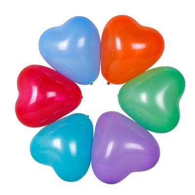 China Popular AIMI Party Balloon 2.2g Heart Latex Balloon Chrome Matte Balloon For Wedding Birthday Valentines Day Party Decoration for sale