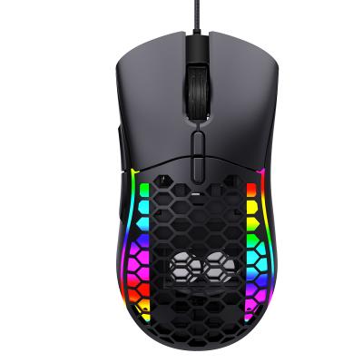 China Moq Small Lightweight Usb 12800 Dpi 6d Gaming Hole Breathing Mouse With Games Programming For Laptop Computer for sale