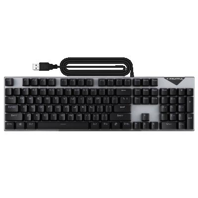 China 104 Key Mechanical Computer Gaming Mechanical Cable Keyboard with Breathe Light for Home Office for sale