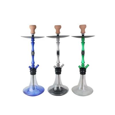 China Aluminum Alloy+Glass Best Selling High Quality Egyptian Shisha Hookah Shisha for sale