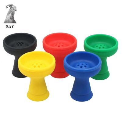 China Portable Custom Hookah Bowl Cupule Hookah Cup Food Grade Ceramic Silicone No Smell for sale