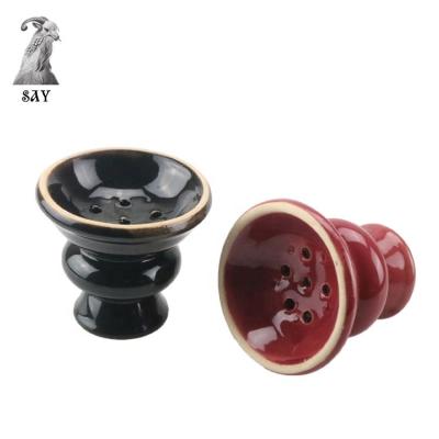 China SY new style portable single shisha hooka ceramic bowl hookah accessories for sale