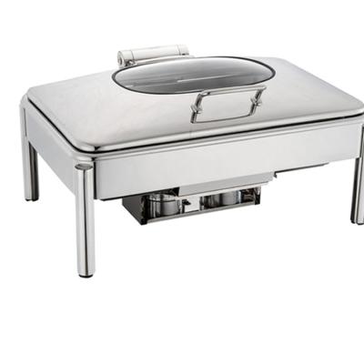 China Restaurnts Heating Element Chafing Dish En Glass Teaser Plate Min Order 1 for sale