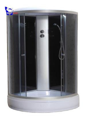 China With 90x90cm top view size tray shower cubicle, whirlpool shower room enclosure, steam shower enclosure for sale