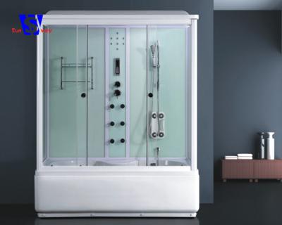 China With Frame 170*85*215cm Customize Personality Glass Shower Room, Enclosed Steam Shower Cabin, Hydro Massage Sided Shower Cabin for sale