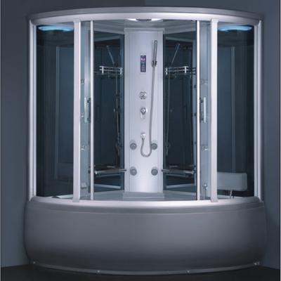 China Large Size 147*147 Modern Hydromassage Shower Cabin With Seat for sale