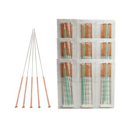 China Body QUAN IL With Factory Price Disposable Sterile Acupuncture Needles Individual/Without Tube 1000pcs/Box Copper Handle for sale