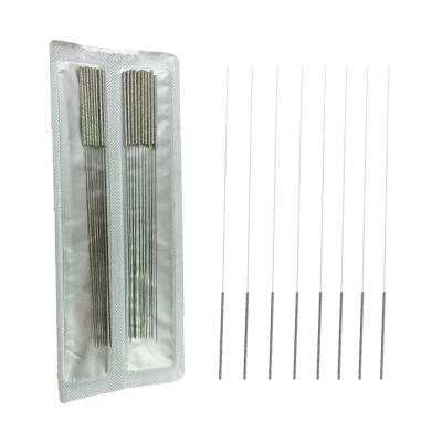 China QUANHE Body Aluminum Foil MedicalDisposable Steril AcupunctureNeedles Dry NeedleWithout GuideTube200PC/Box Steel Handle Without Buckle for sale