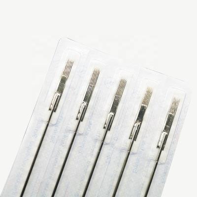 China YUANS NIAN F Permanent Single Row Needle Stainless Steel Permanent Single Row Needle Mist Tattoo Needle Beauty Equipment Tattoo Needle Series for sale