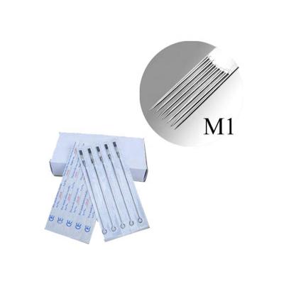 China YUANS NIAN M1 Double Row Tattoo Needle Double Row Cross Tattoo Needle Fog Permanent Disposable Color Needle Tattoo Set Wholesale for sale