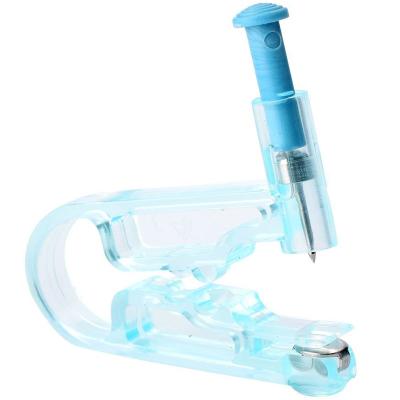 China Wholesale U-shaped Disposable Ear Puncture Ear Gun Ear Machine Blue Ear Piercing Gun Male And Female General Generation for sale