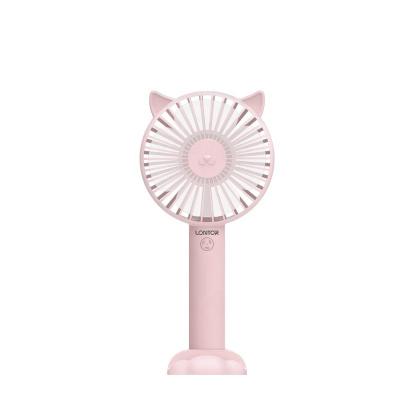 China Car Fan Cool Wind Handle USB Rechargeable Fan LONTOR Mini Fan MF014-4 for sale