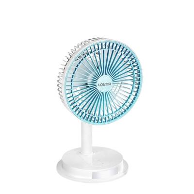 China LONTOR CF097-7 portable rechargeable electric table fan desk fan for sale