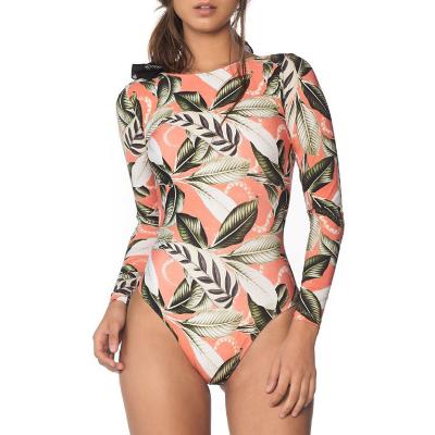 China Girls Windproof Brazilian Bikini One Piece Female Swimsuit With Sleeves Sexy Micro Sleeves Swimwear Bikini for sale