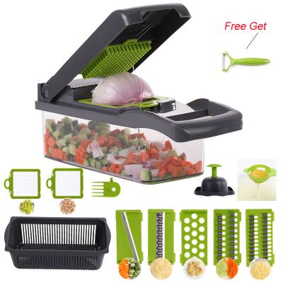 China Viable Success Hot Sales Kitchen Utensil Vegetable Slicer Vegetable Grater Multi Purpose PP Metal OEM New Tool Stainless Steel Pcs for sale