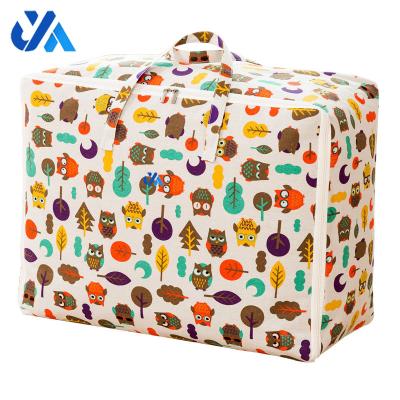 China Behind The Doors/On Walls Storage Bag Fabric With Reinforced Zippers And Handles Moving Tote Smell Free Under Bed Organizer For Clothes Blankets for sale