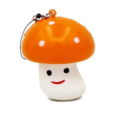 China Squishy Slow Rising Soft Kawaii Mushroom Pu For Gift for sale