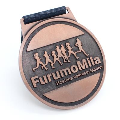 China Custom Running China Running Award Metal Marathon Sport Medal for sale