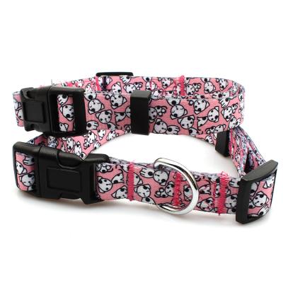 China Durable Cute Puppy Manufacturer Custom Logo Fashion Durable Male Girly Collars for sale