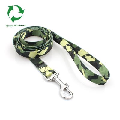 China Sustainable Wholesale Custom RPET Recycled Dog Leashes Lead Logo Printed for sale