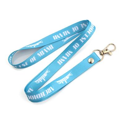 China Fashion Custom Nylon Logo ID Card Key Wristband Printing Polyester Woven Sublimation LED Mobile Phone Lanyard for sale