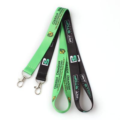 China Fashion Custom Personalized Printed Sublimation Polyester ID Card Strap With Logo Lanyard for sale