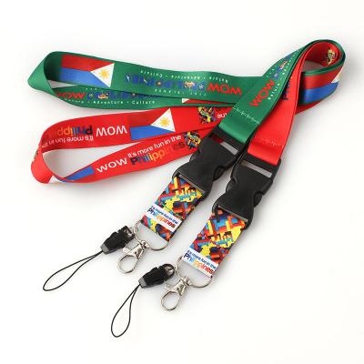 China Fashion Free Sample Custom Make Your Own Logo Primary School Neck Strap Lanyards with ID Card Holder for sale