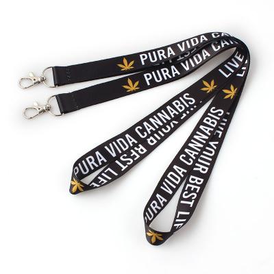 China Fashion Logo Polyester Neck Lanyards No. Min Order Gift Custom Printing Promotional Lanyard for sale