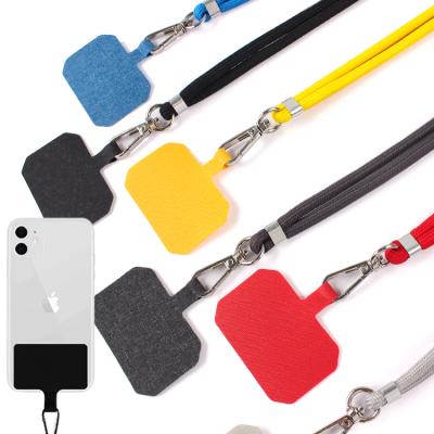 China Fashion Universal Adjustable Nylon Neck Cross - Mobile Cell Phone Lanyard For All Mobile Smartphone Body Strap Lanyard Patch for sale