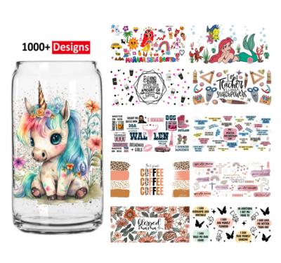 China 16Oz Dtf Eco-Friendly UV Tumbler Wrap Transfers Design Uc Dtf Custom Mug Wraps for sale