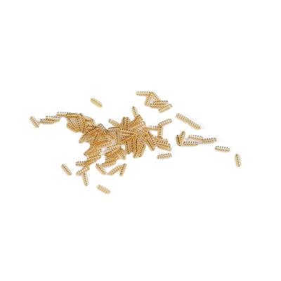 China Custom Micro Coil Stainless Steel Gold Plating Small Coil Compression Spring For Watch for sale