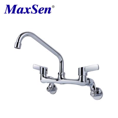 China Thermostatic Faucets Chrome Brass Basin Faucet Modern Wall Mounted Basin Taps 8