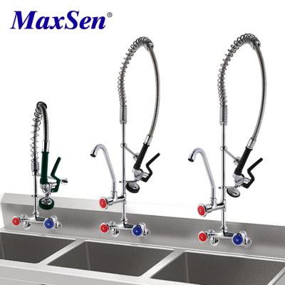 China Pull Out Spray Spring Pre Rinse Wall Faucet Handle Spray Pre To Rinse Pull Out Kitchen Faucet Spray Unit For Sink for sale