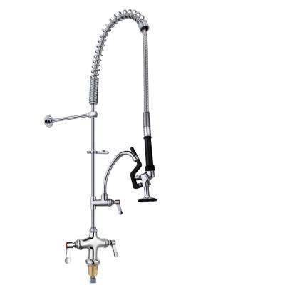 China Modern Universal High Pressure Dishwasher Pre Rinse Faucet Kit with Spray Gun for sale