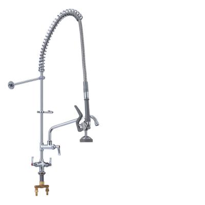 China Jiangmen Kaiping Modern Deck Mount 2 Handle Kitchen Faucet Pre-Rinse Spray Unit For Dishwasher With CUPC Certificate for sale