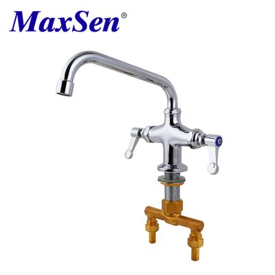 China Sink Deck Mounted Commercial Mixer Kitchen Faucet Mix Sense Faucets Pot Filler Water Service Faucets for sale