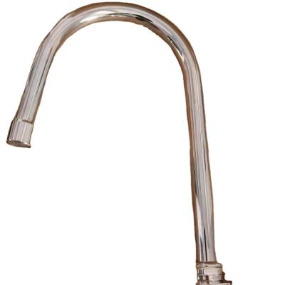 China Guangdong Kaiping High Pressure 304 Stainless Steel Gooseneck Modern Wall Mounted Kitchen Faucet for sale