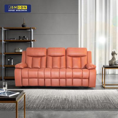 China Adjustable Light Leather Sofa Set Furniture PU Luxury Living Room Sofas (Size) 1 - 3 Seat For Home Living Room for sale